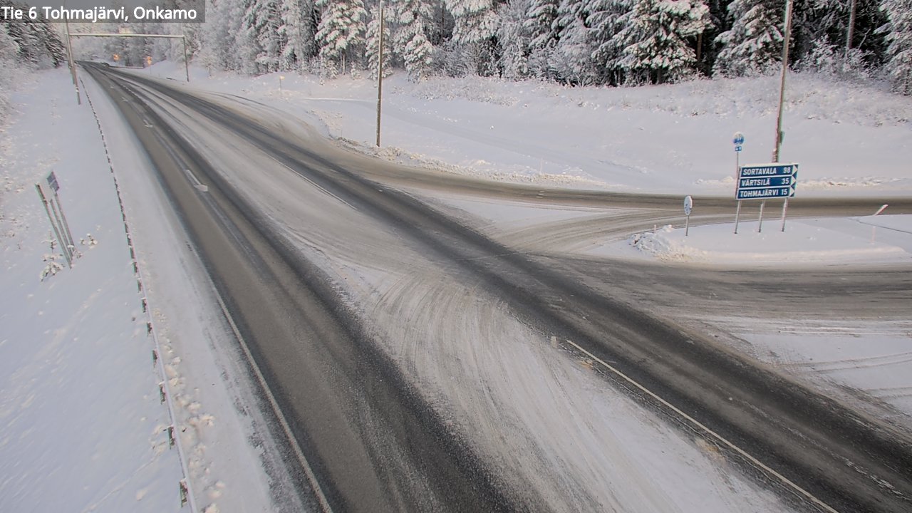 Kelikamerat Kuva Tie 6 Tohmajärvi, Onkamo, Tohmajärvi, Pohjois-Karjala