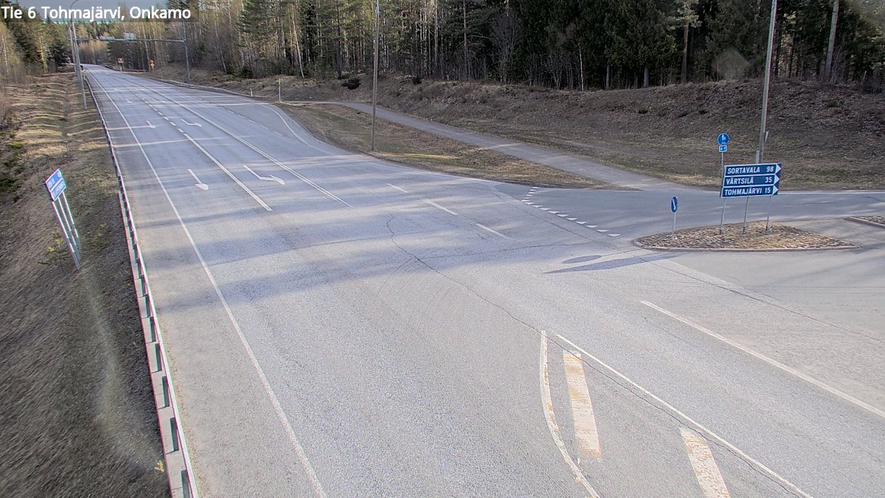 Weather Camera Image Road 6 Tohmajärvi, Onkamo, Tohmajärvi, Pohjois-Karjala