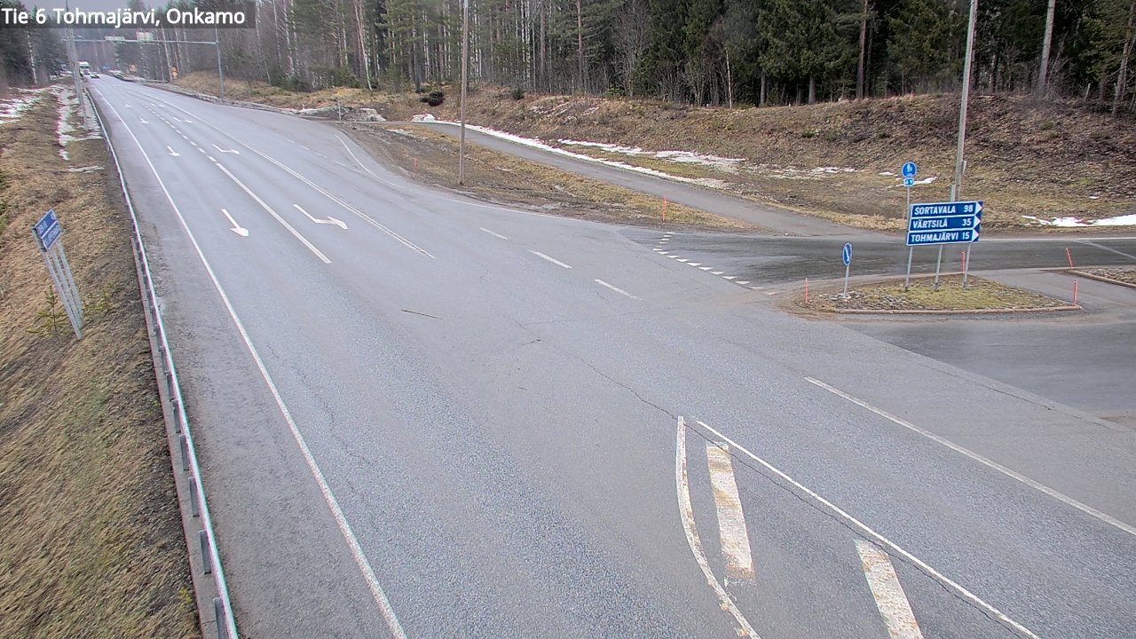 Kelikamerat Kuva Tie 6 Tohmajärvi, Onkamo, Tohmajärvi, Pohjois-Karjala