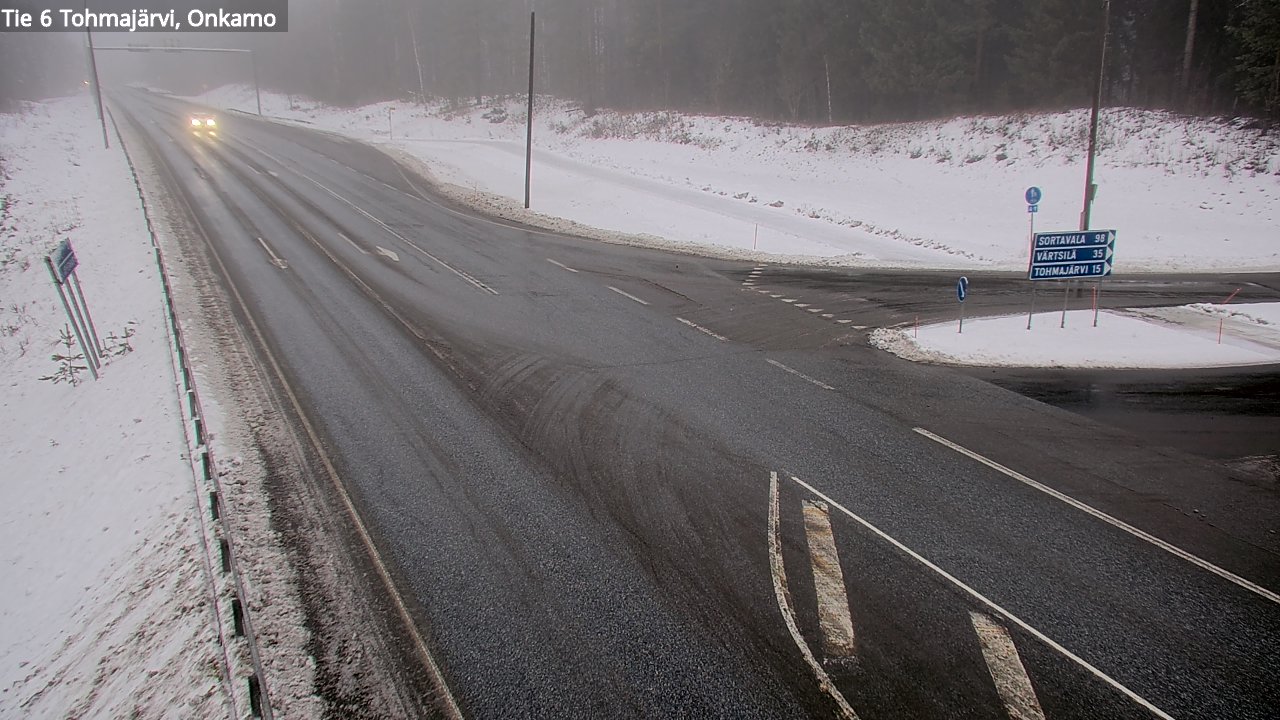 Weather Camera Image Väg 6 Tohmajärvi, Onkamo, Tohmajärvi, Pohjois-Karjala
