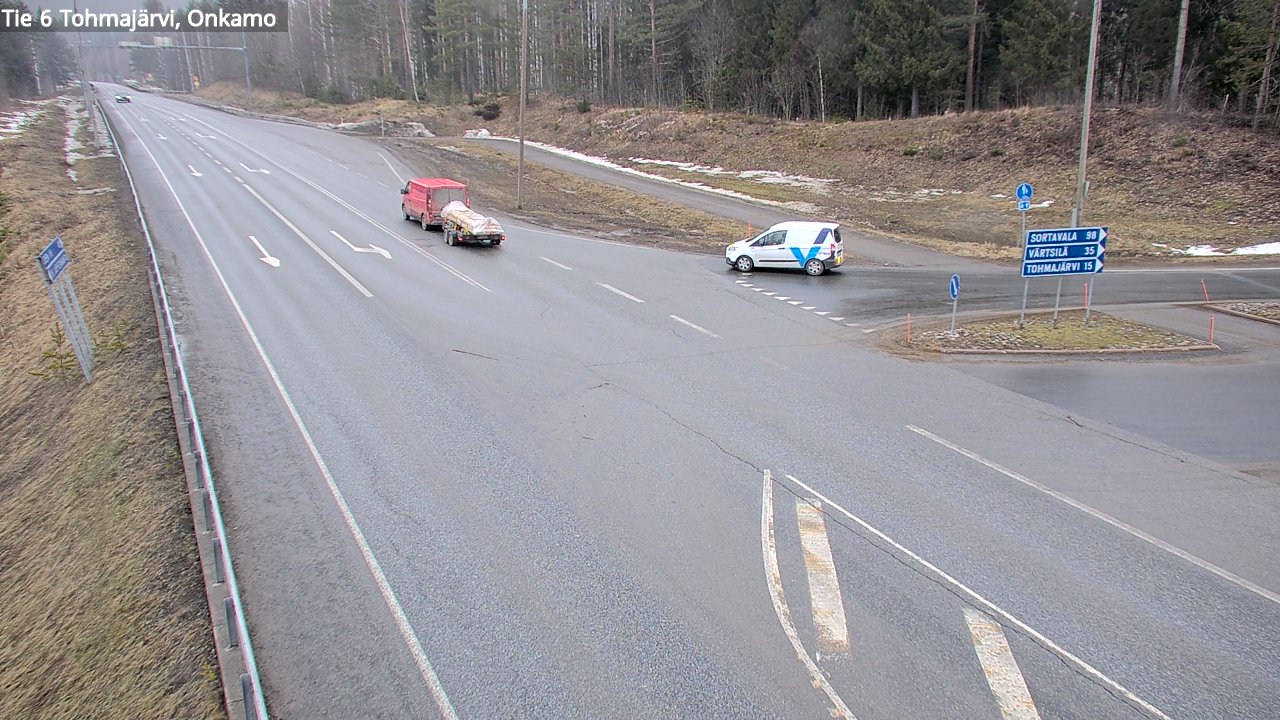 Weather Camera Image Road 6 Tohmajärvi, Onkamo, Tohmajärvi, Pohjois-Karjala