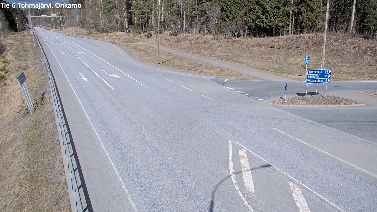 Kelikamerat Kuva Tie 6 Tohmajärvi, Onkamo, Tohmajärvi, Pohjois-Karjala