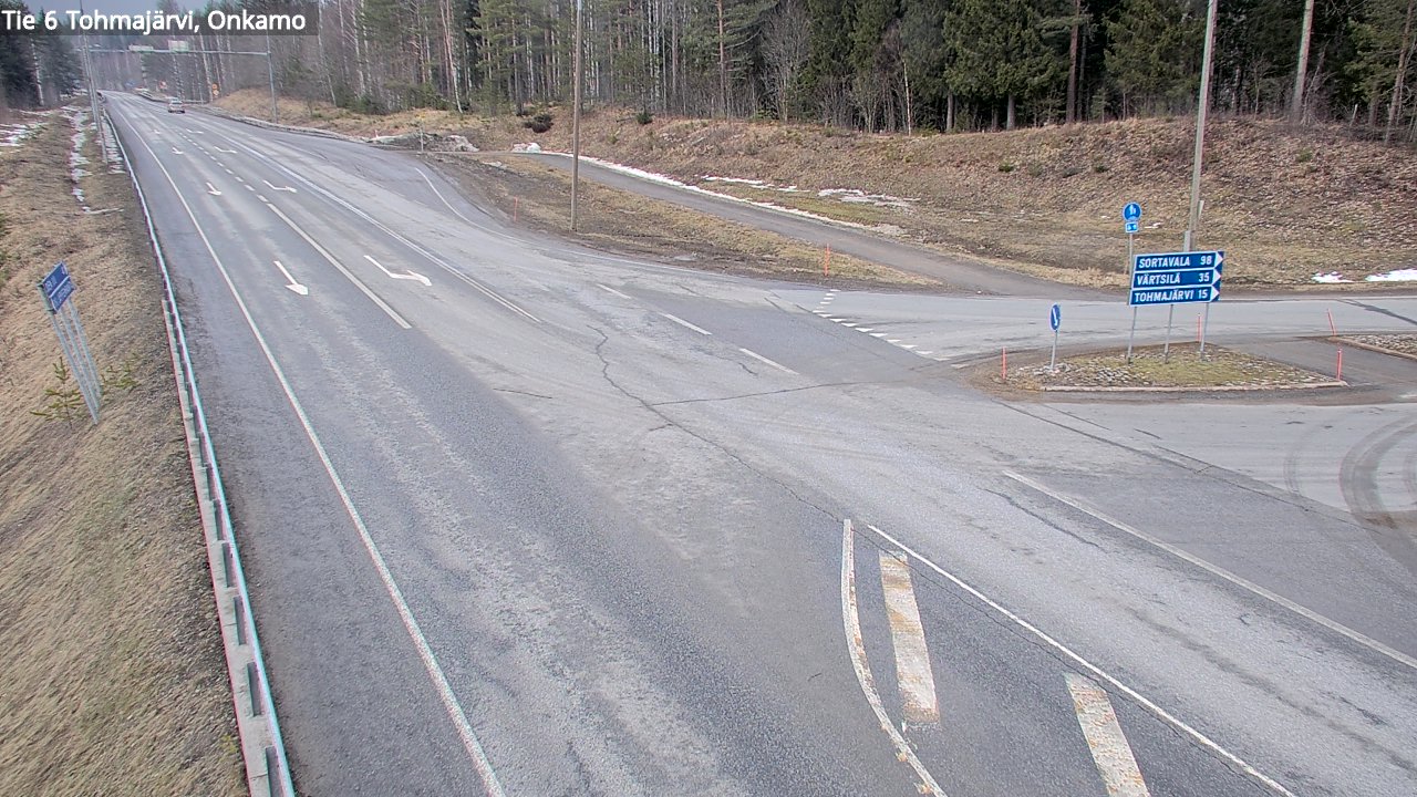 Weather Camera Image Road 6 Tohmajärvi, Onkamo, Tohmajärvi, Pohjois-Karjala