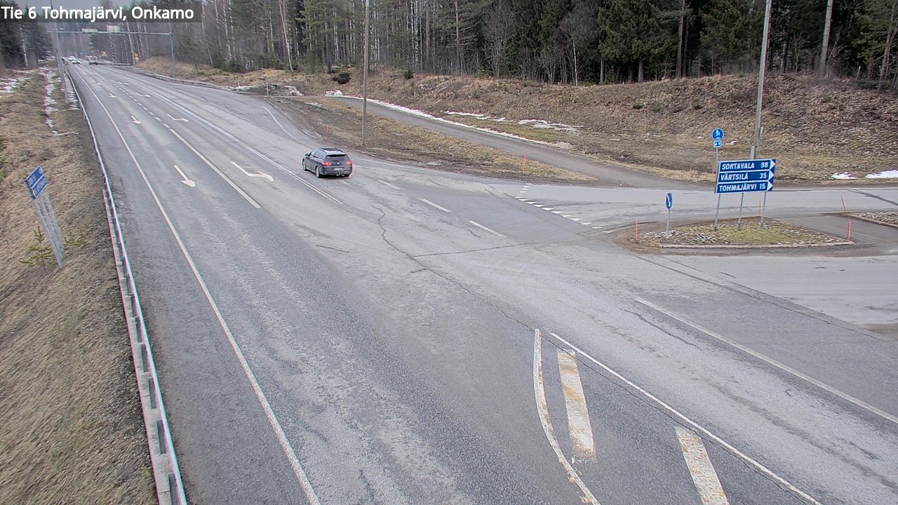 Weather Camera Image Road 6 Tohmajärvi, Onkamo, Tohmajärvi, Pohjois-Karjala
