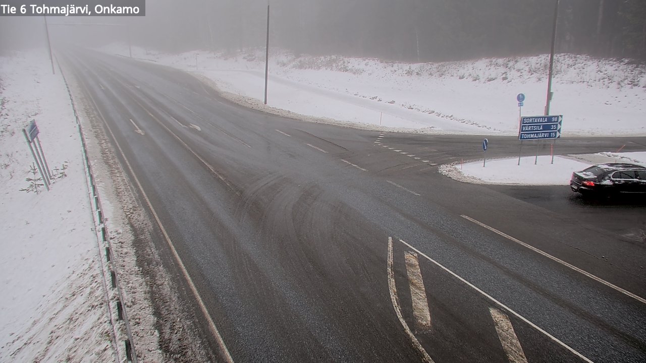 Weather Camera Image Väg 6 Tohmajärvi, Onkamo, Tohmajärvi, Pohjois-Karjala