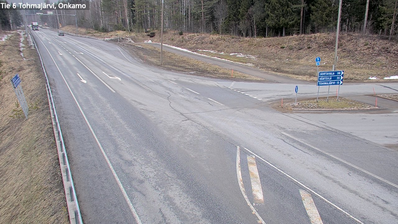 Weather Camera Image Road 6 Tohmajärvi, Onkamo, Tohmajärvi, Pohjois-Karjala