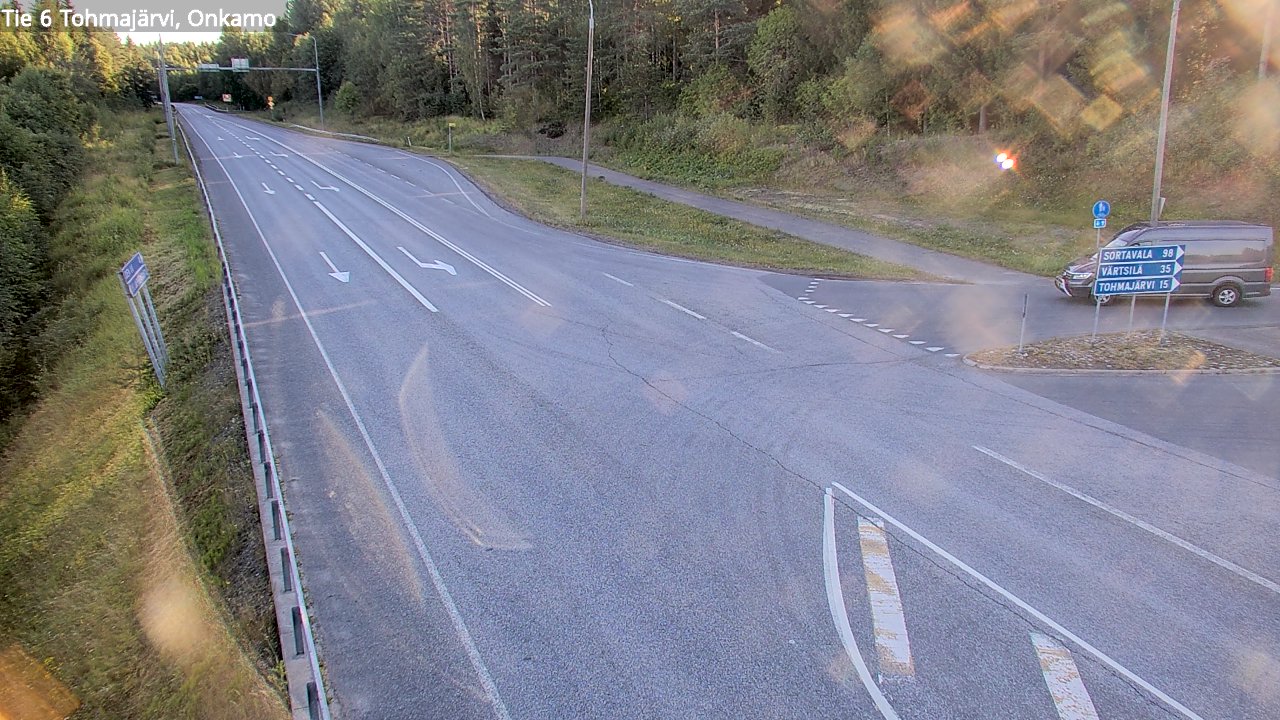 Weather Camera Image Väg 6 Tohmajärvi, Onkamo, Tohmajärvi, Pohjois-Karjala