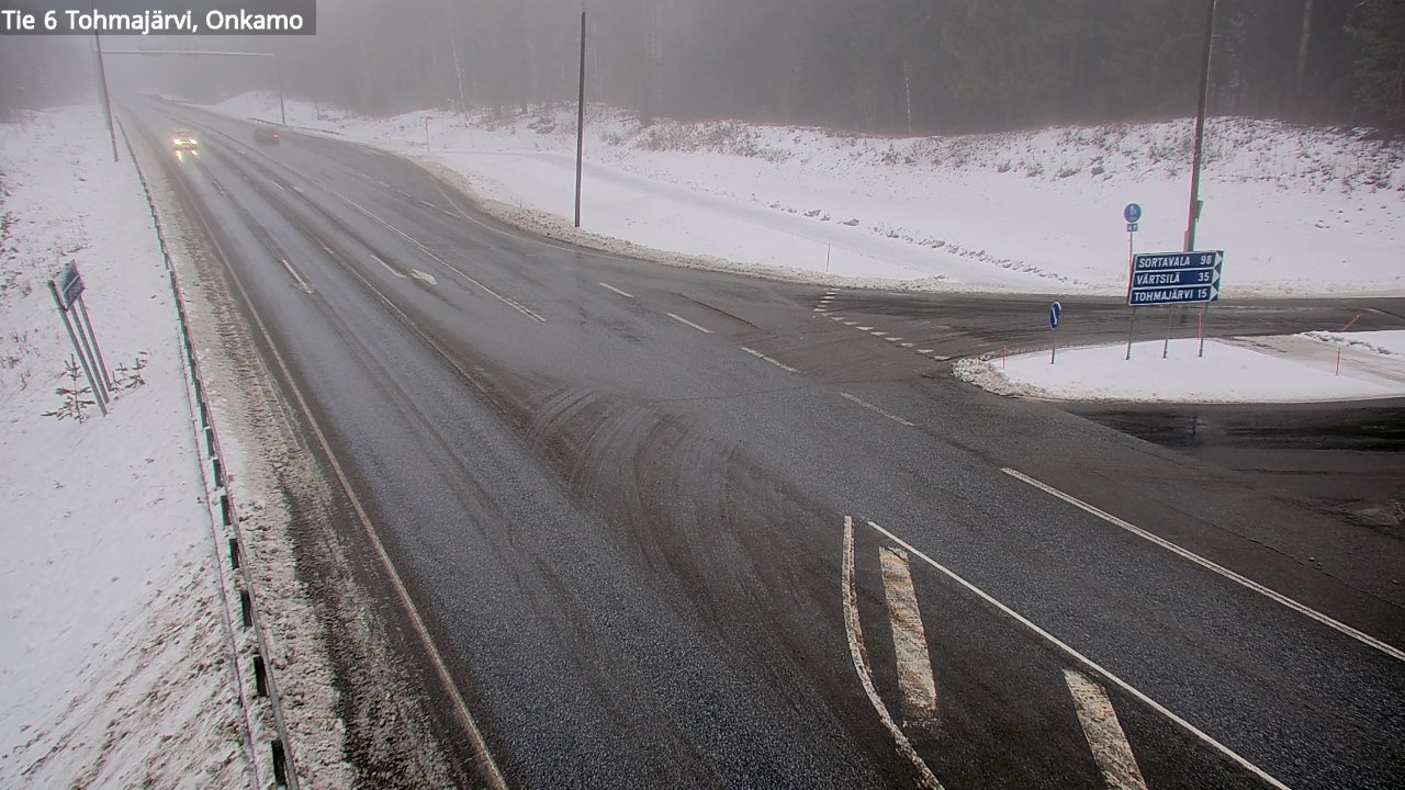 Weather Camera Image Väg 6 Tohmajärvi, Onkamo, Tohmajärvi, Pohjois-Karjala