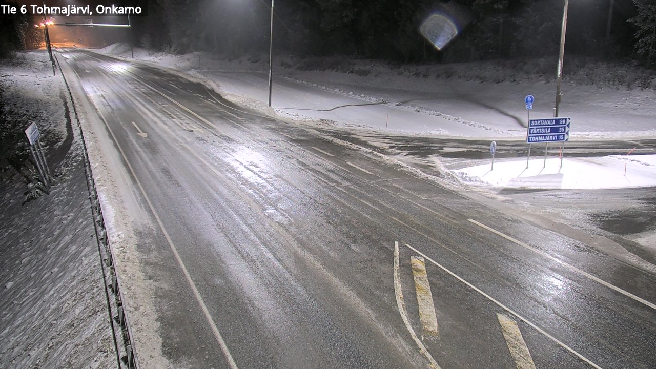 Weather Camera Image Väg 6 Tohmajärvi, Onkamo, Tohmajärvi, Pohjois-Karjala