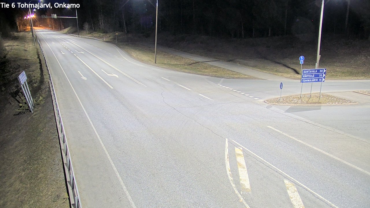 Weather Camera Image Väg 6 Tohmajärvi, Onkamo, Tohmajärvi, Pohjois-Karjala
