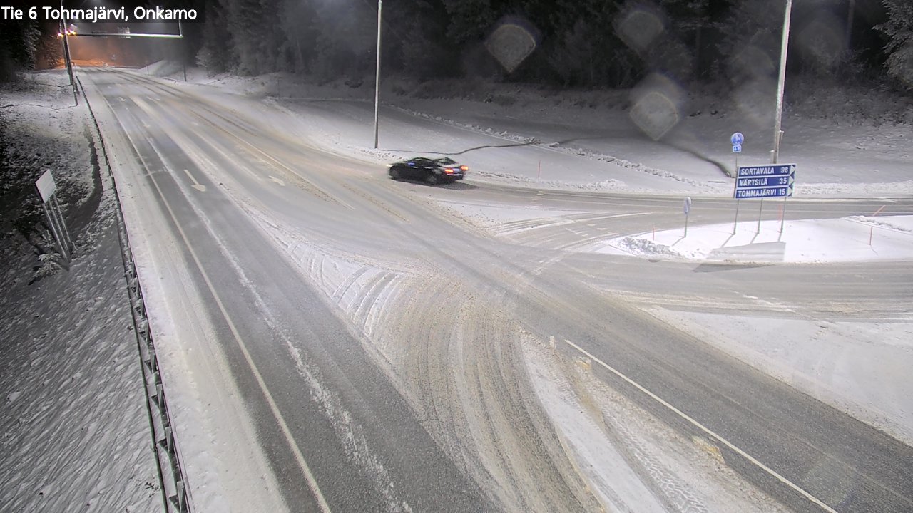 Weather Camera Image Väg 6 Tohmajärvi, Onkamo, Tohmajärvi, Pohjois-Karjala