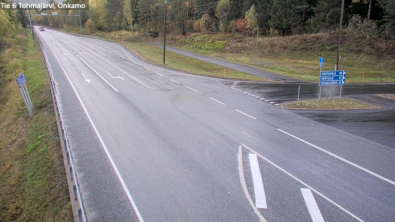 Weather Camera Image Road 6 Tohmajärvi, Onkamo, Tohmajärvi, Pohjois-Karjala