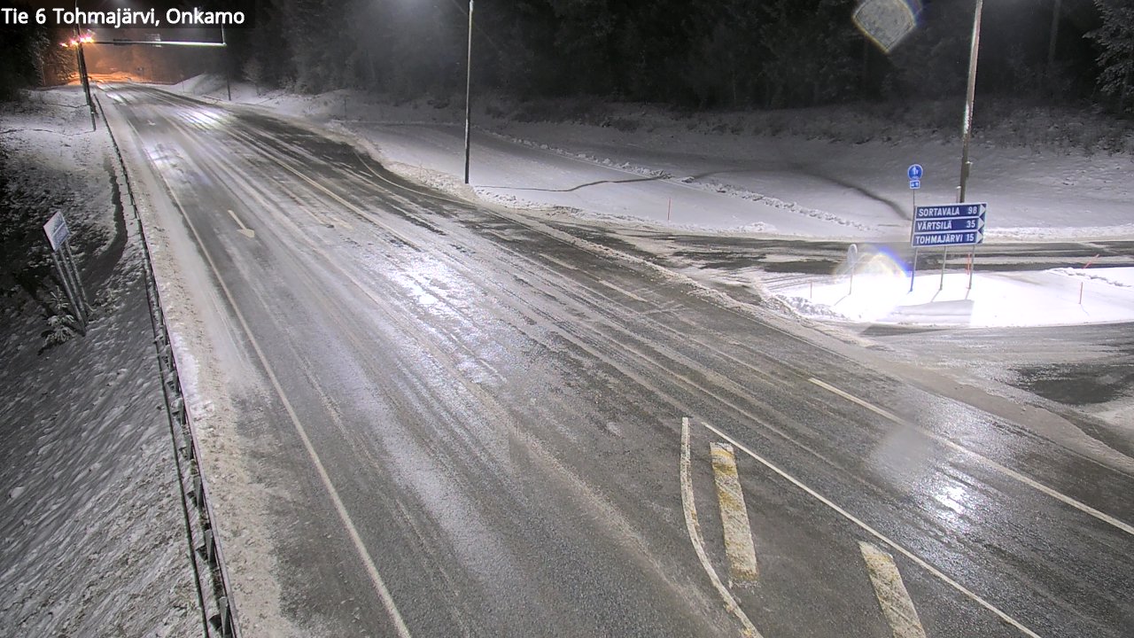 Weather Camera Image Väg 6 Tohmajärvi, Onkamo, Tohmajärvi, Pohjois-Karjala