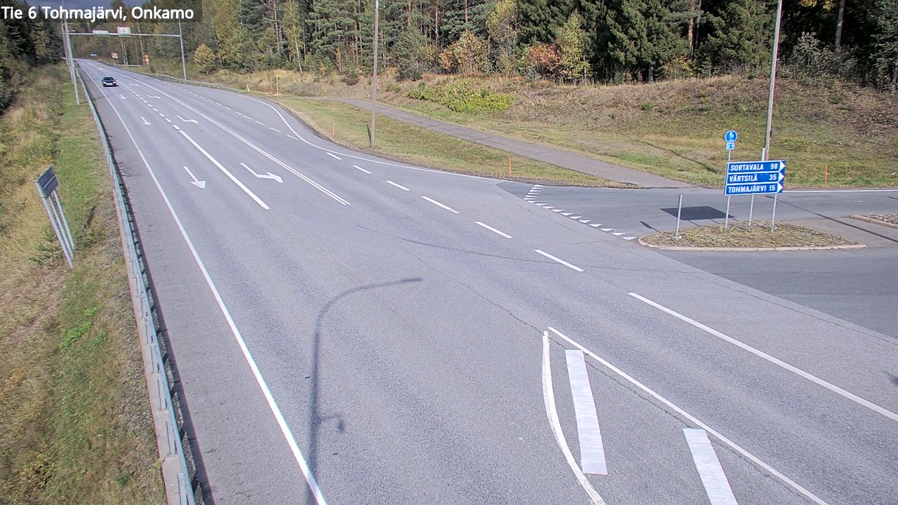Weather Camera Image Road 6 Tohmajärvi, Onkamo, Tohmajärvi, Pohjois-Karjala