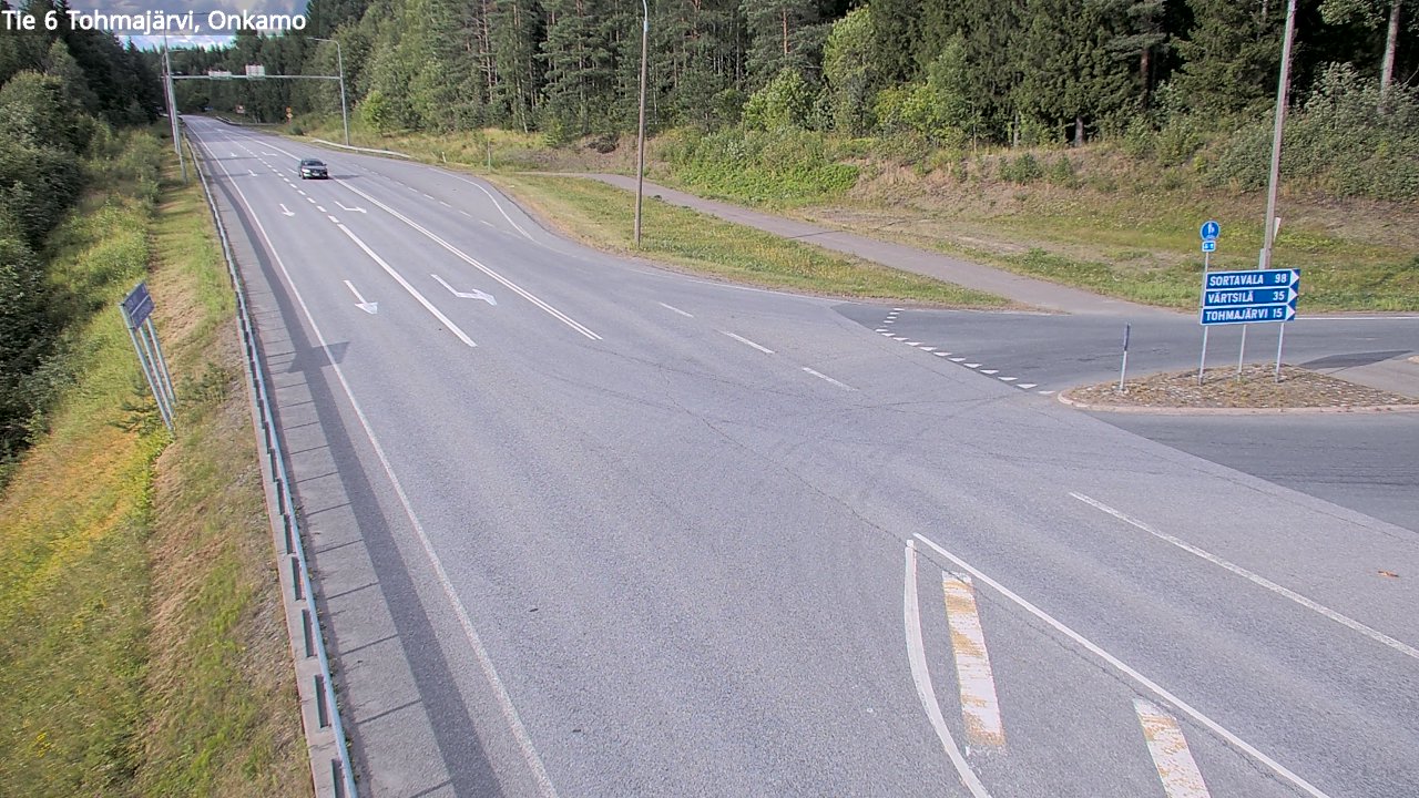 Kelikamerat Kuva Tie 6 Tohmajärvi, Onkamo, Tohmajärvi, Pohjois-Karjala