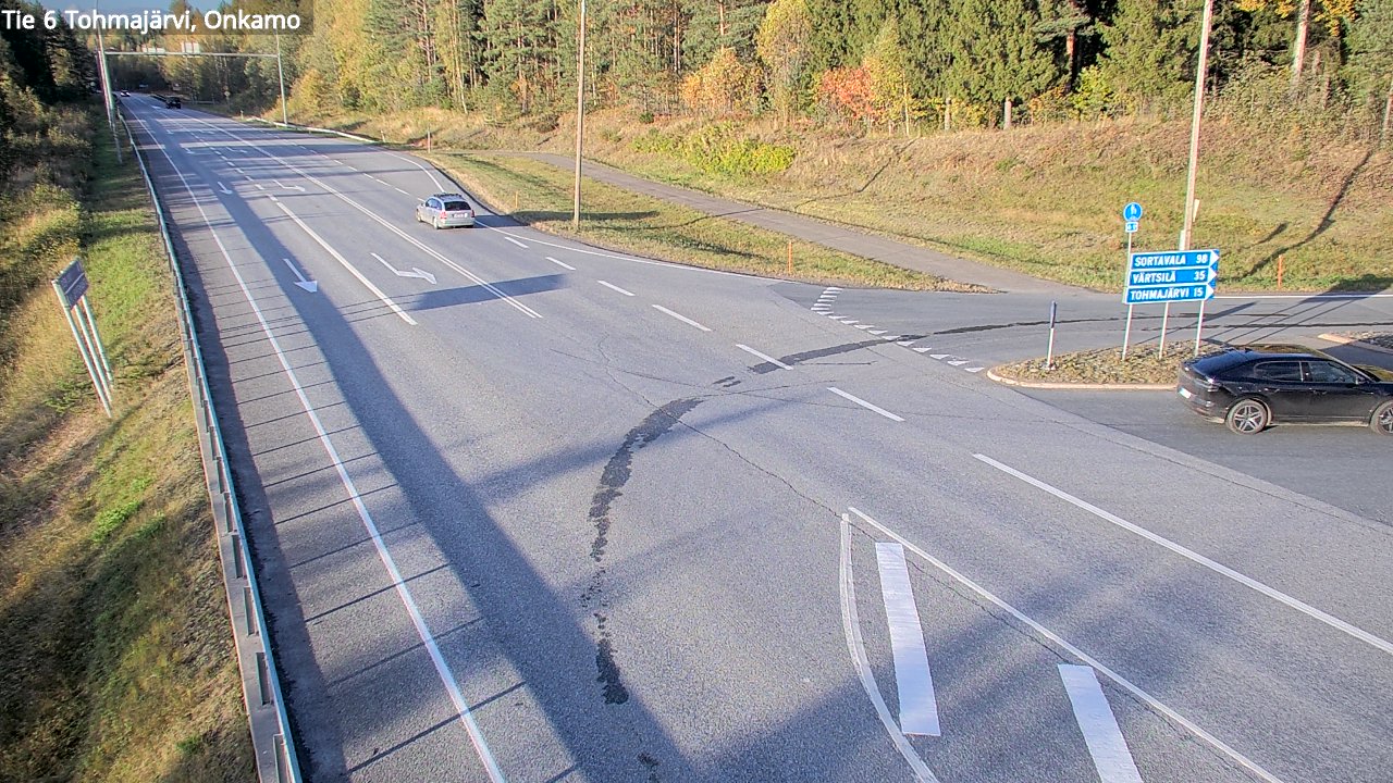 Weather Camera Image Road 6 Tohmajärvi, Onkamo, Tohmajärvi, Pohjois-Karjala