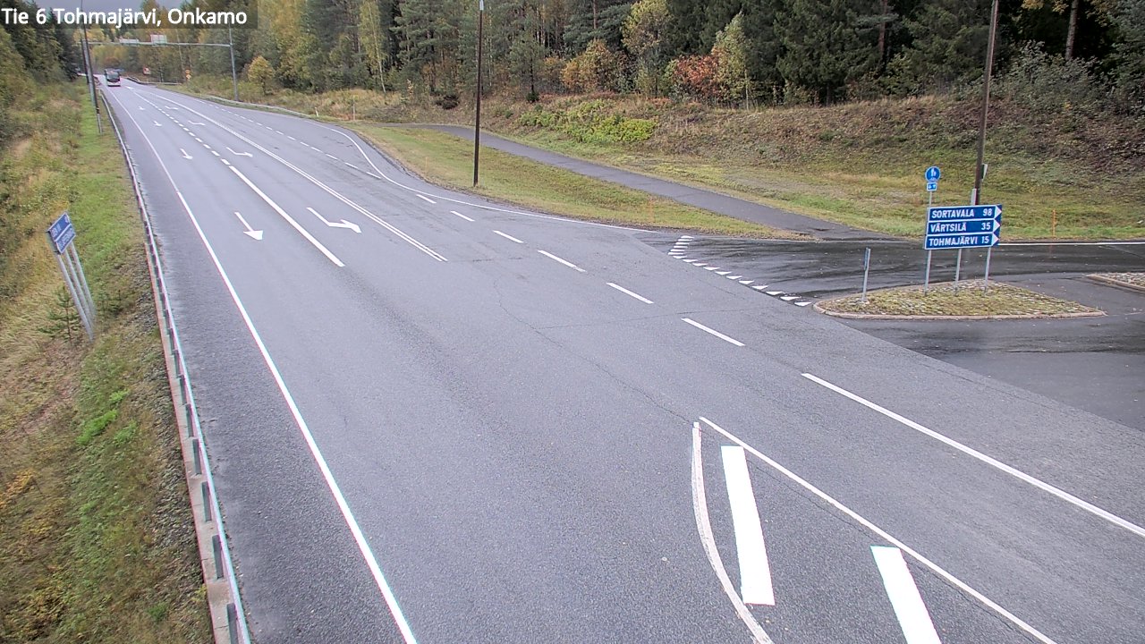 Weather Camera Image Road 6 Tohmajärvi, Onkamo, Tohmajärvi, Pohjois-Karjala