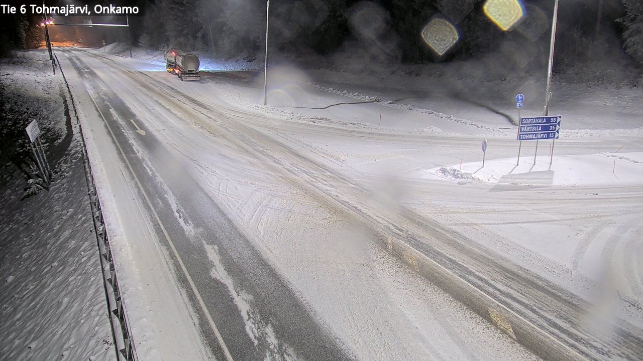 Weather Camera Image Väg 6 Tohmajärvi, Onkamo, Tohmajärvi, Pohjois-Karjala