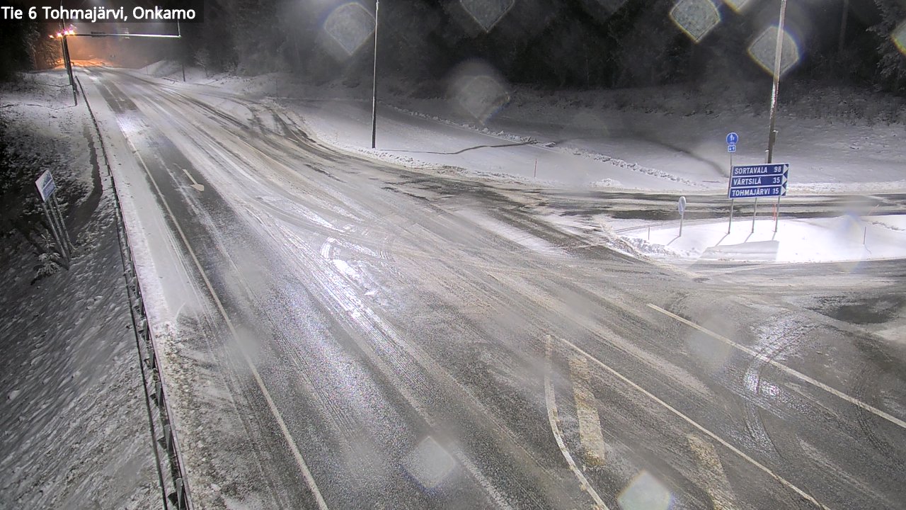 Weather Camera Image Väg 6 Tohmajärvi, Onkamo, Tohmajärvi, Pohjois-Karjala