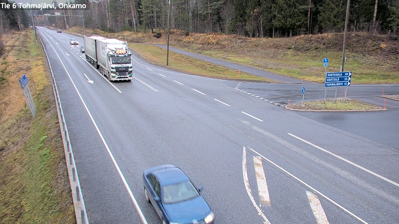 Kelikamerat Kuva Tie 6 Tohmajärvi, Onkamo, Tohmajärvi, Pohjois-Karjala