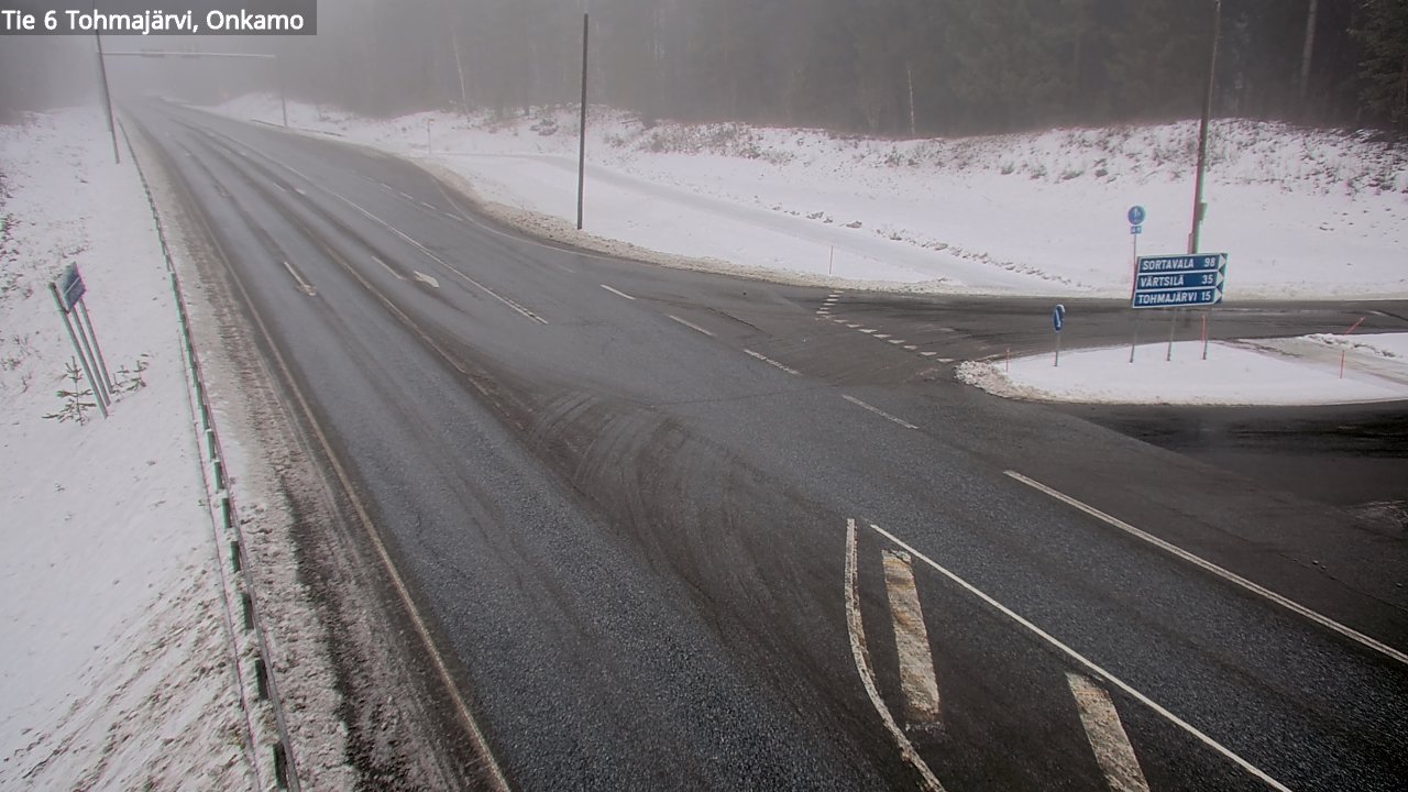Weather Camera Image Väg 6 Tohmajärvi, Onkamo, Tohmajärvi, Pohjois-Karjala