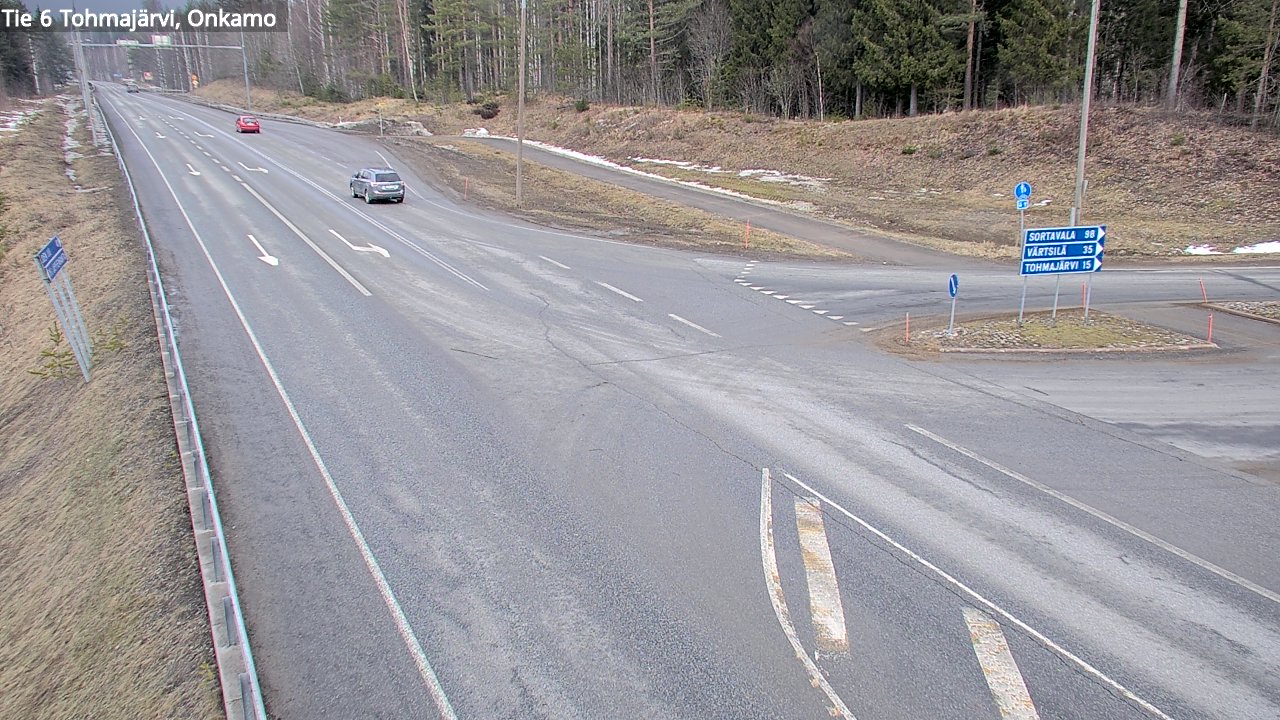 Weather Camera Image Road 6 Tohmajärvi, Onkamo, Tohmajärvi, Pohjois-Karjala