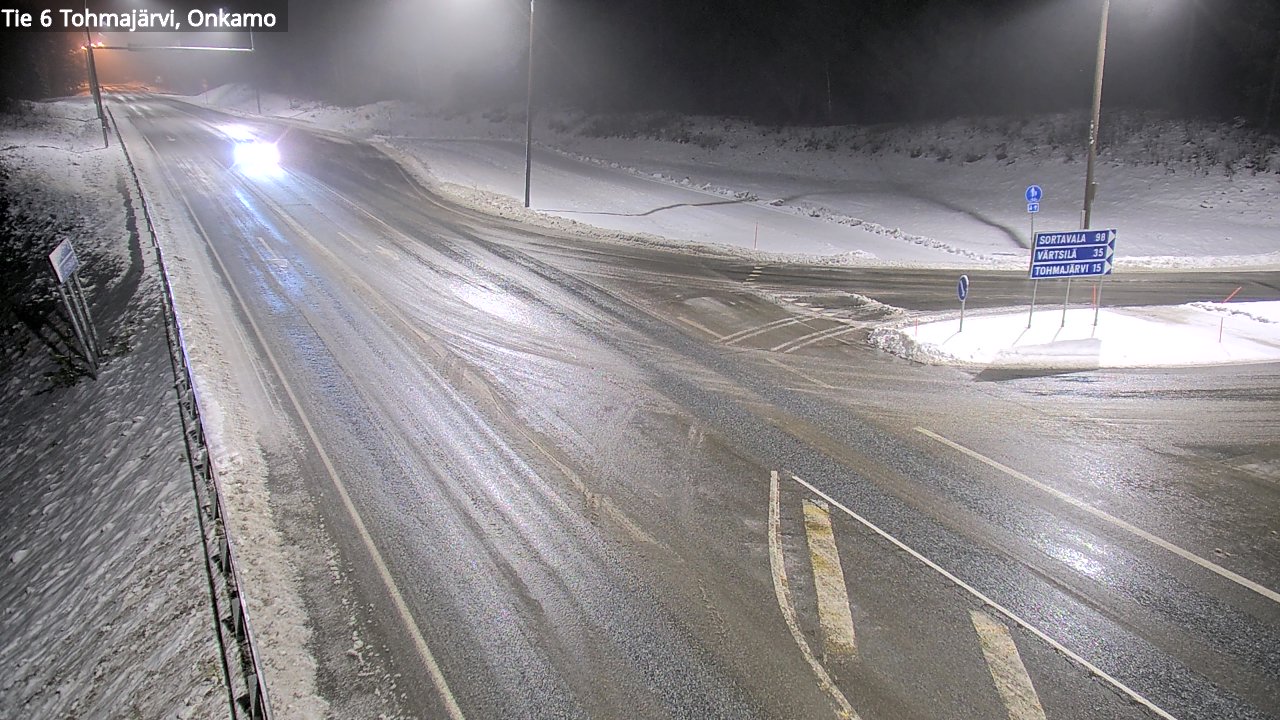 Weather Camera Image Väg 6 Tohmajärvi, Onkamo, Tohmajärvi, Pohjois-Karjala