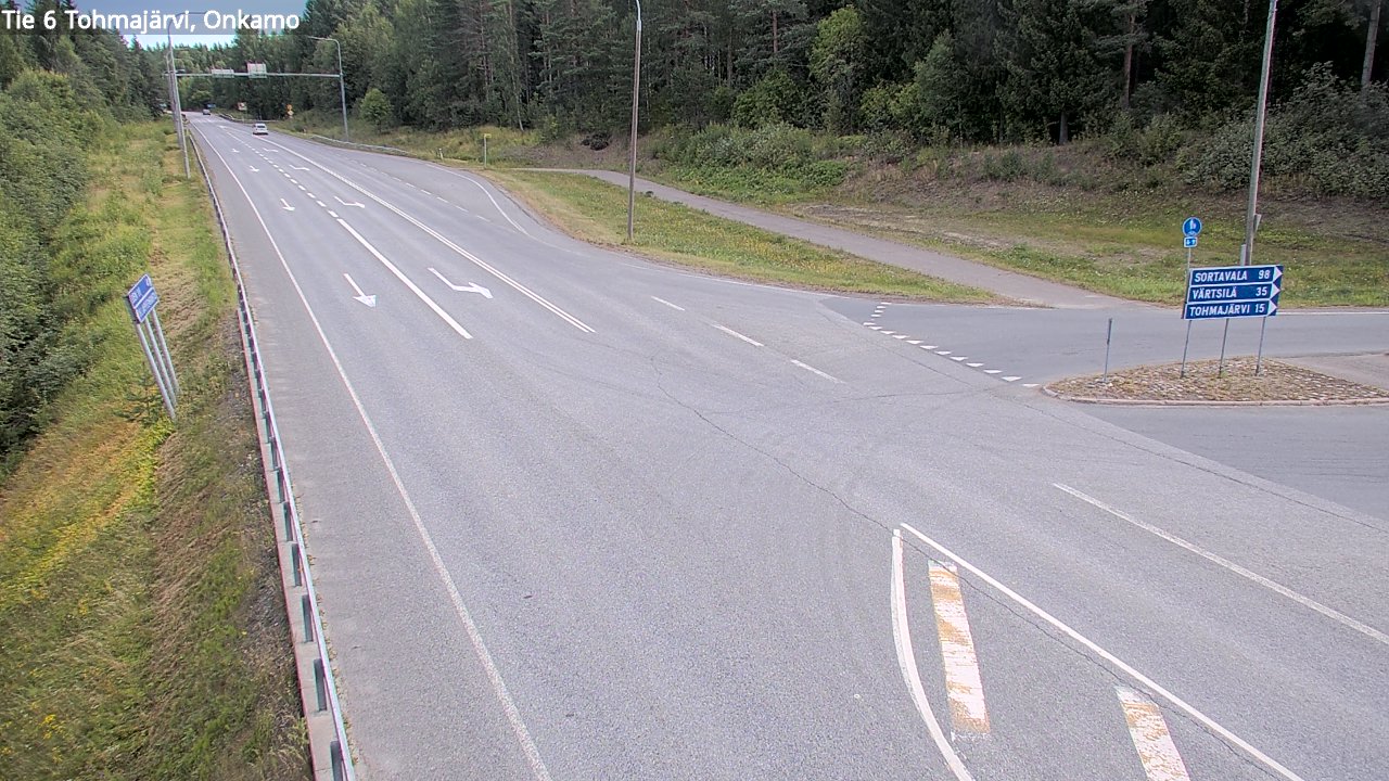 Weather Camera Image Road 6 Tohmajärvi, Onkamo, Tohmajärvi, Pohjois-Karjala