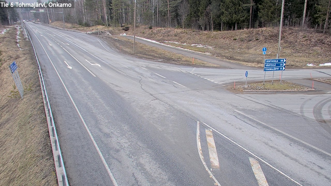 Weather Camera Image Road 6 Tohmajärvi, Onkamo, Tohmajärvi, Pohjois-Karjala