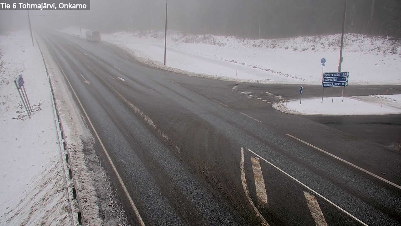 Weather Camera Image Väg 6 Tohmajärvi, Onkamo, Tohmajärvi, Pohjois-Karjala
