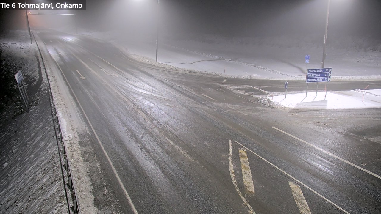 Weather Camera Image Väg 6 Tohmajärvi, Onkamo, Tohmajärvi, Pohjois-Karjala