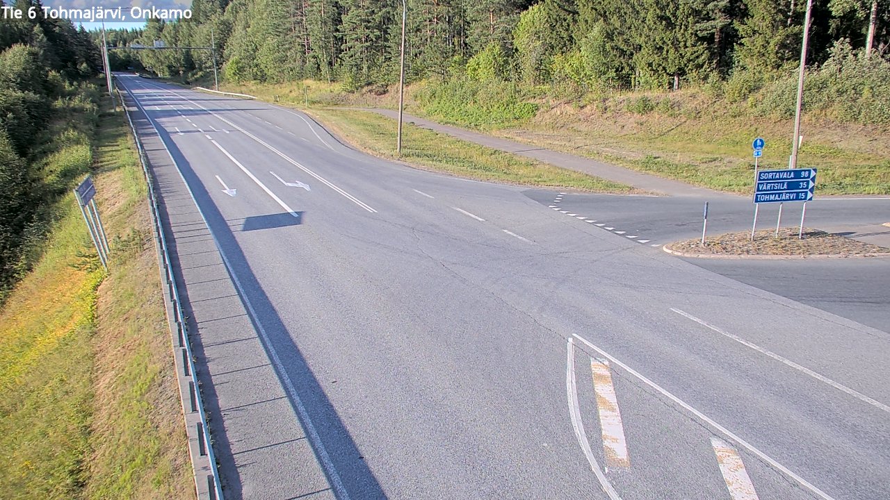 Kelikamerat Kuva Tie 6 Tohmajärvi, Onkamo, Tohmajärvi, Pohjois-Karjala
