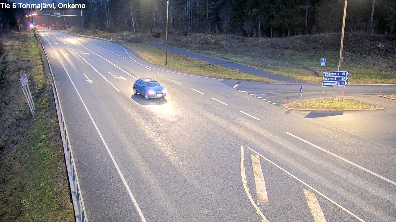 Kelikamerat Kuva Tie 6 Tohmajärvi, Onkamo, Tohmajärvi, Pohjois-Karjala