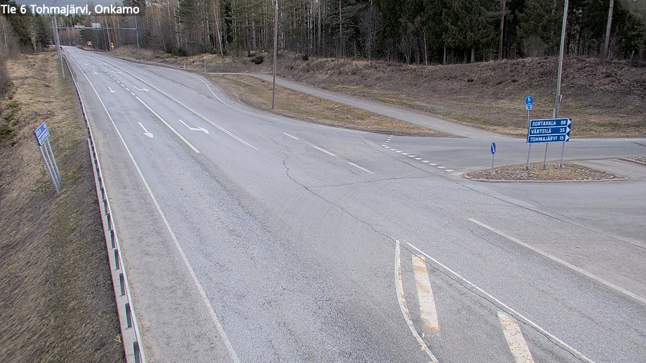 Kelikamerat Kuva Tie 6 Tohmajärvi, Onkamo, Tohmajärvi, Pohjois-Karjala