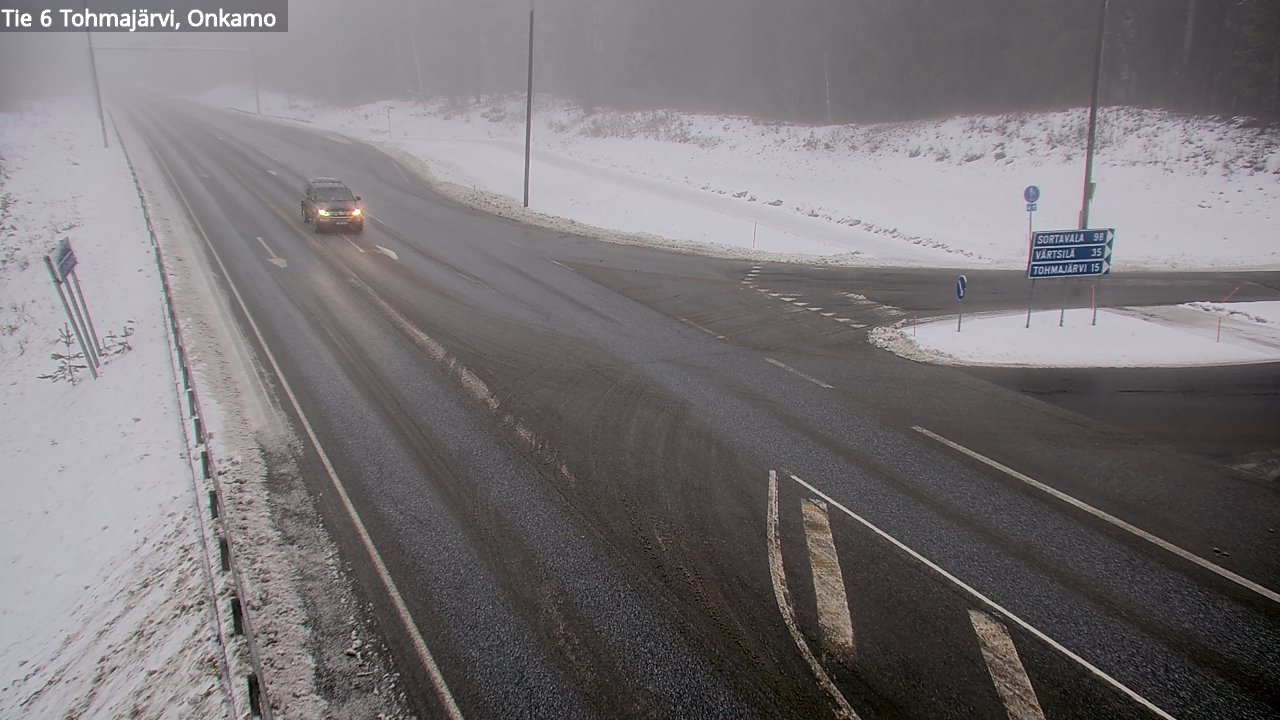 Weather Camera Image Väg 6 Tohmajärvi, Onkamo, Tohmajärvi, Pohjois-Karjala