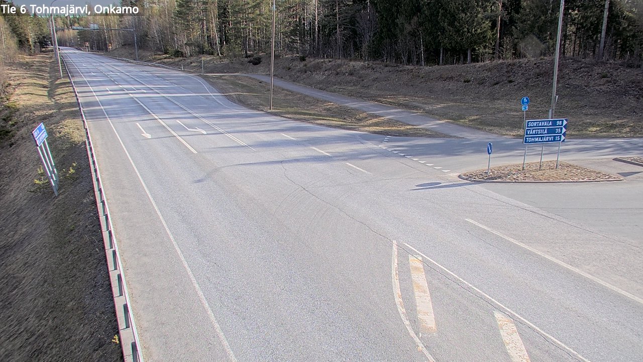 Weather Camera Image Road 6 Tohmajärvi, Onkamo, Tohmajärvi, Pohjois-Karjala