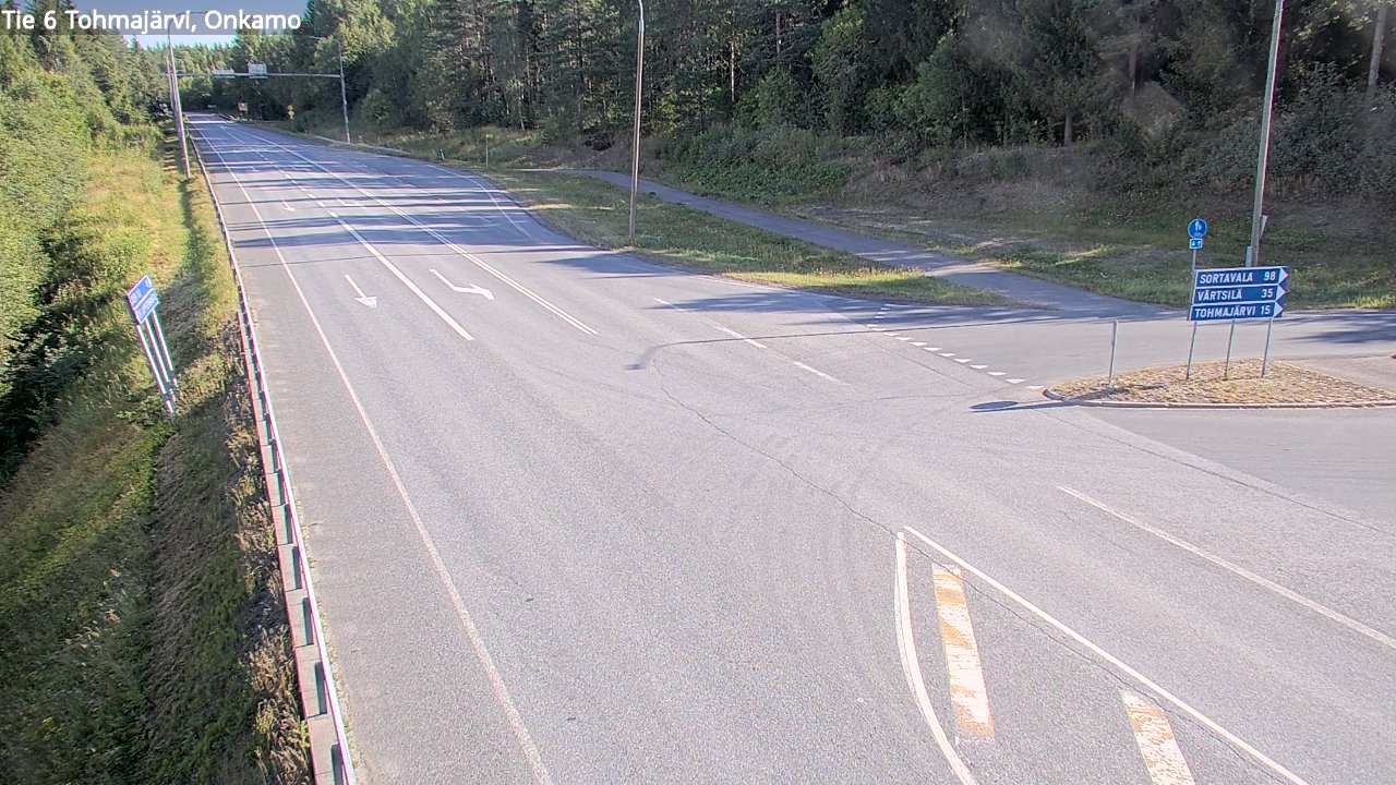 Weather Camera Image Väg 6 Tohmajärvi, Onkamo, Tohmajärvi, Pohjois-Karjala