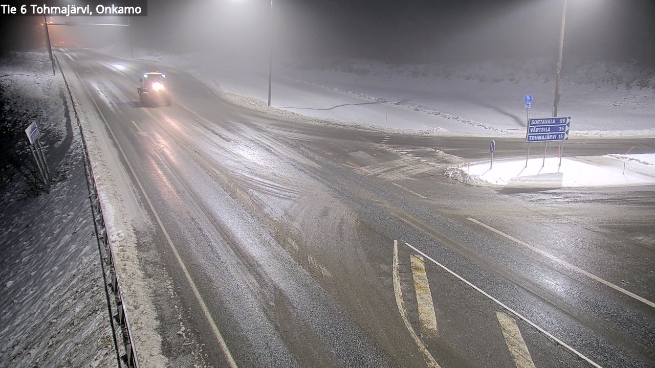 Weather Camera Image Väg 6 Tohmajärvi, Onkamo, Tohmajärvi, Pohjois-Karjala