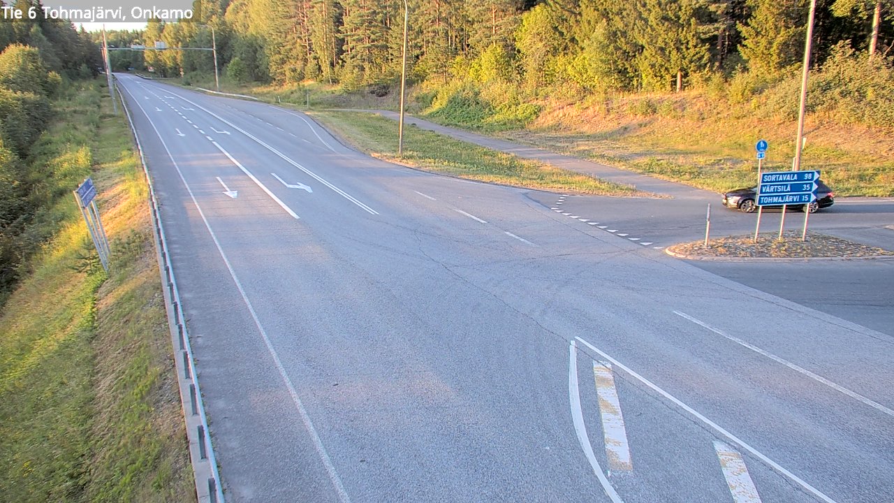 Kelikamerat Kuva Tie 6 Tohmajärvi, Onkamo, Tohmajärvi, Pohjois-Karjala