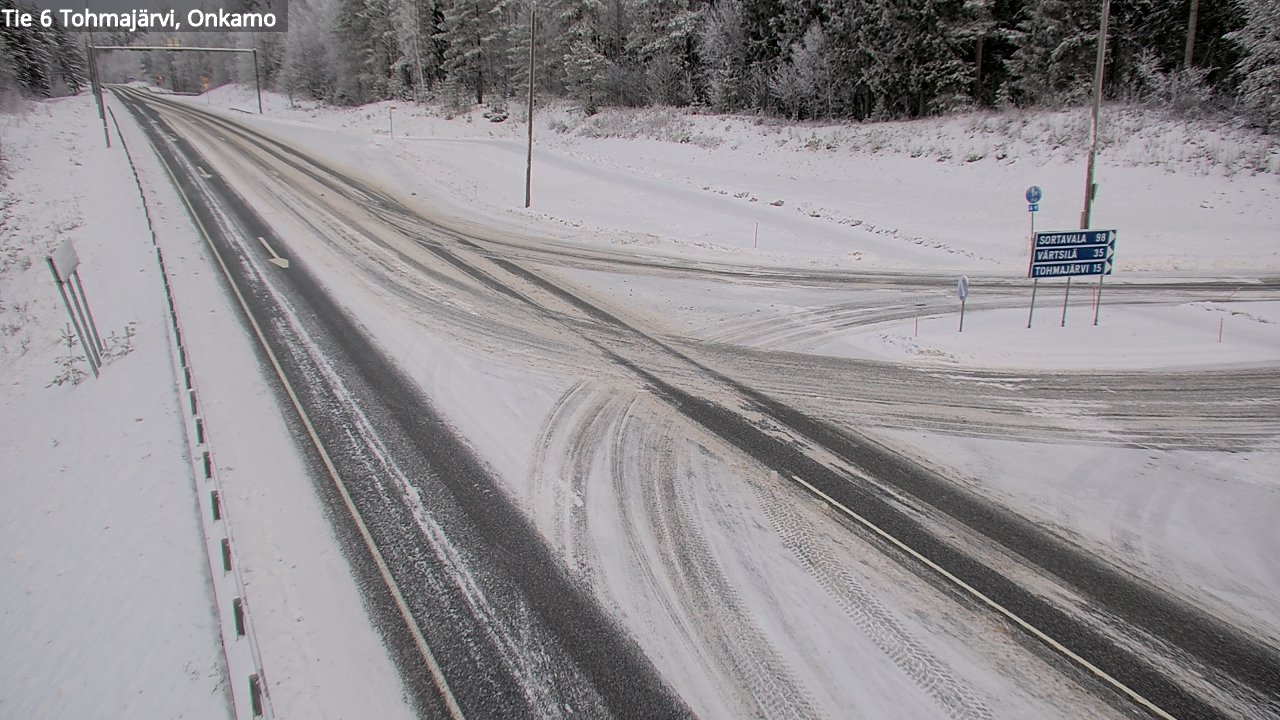 Kelikamerat Kuva Tie 6 Tohmajärvi, Onkamo, Tohmajärvi, Pohjois-Karjala