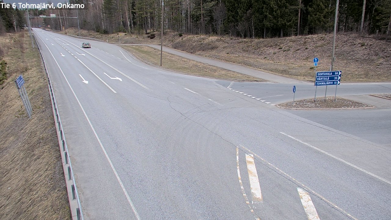 Weather Camera Image Road 6 Tohmajärvi, Onkamo, Tohmajärvi, Pohjois-Karjala