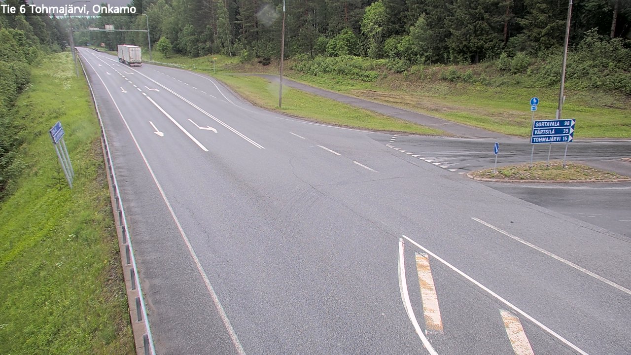 Weather Camera Image Road 6 Tohmajärvi, Onkamo, Tohmajärvi, Pohjois-Karjala