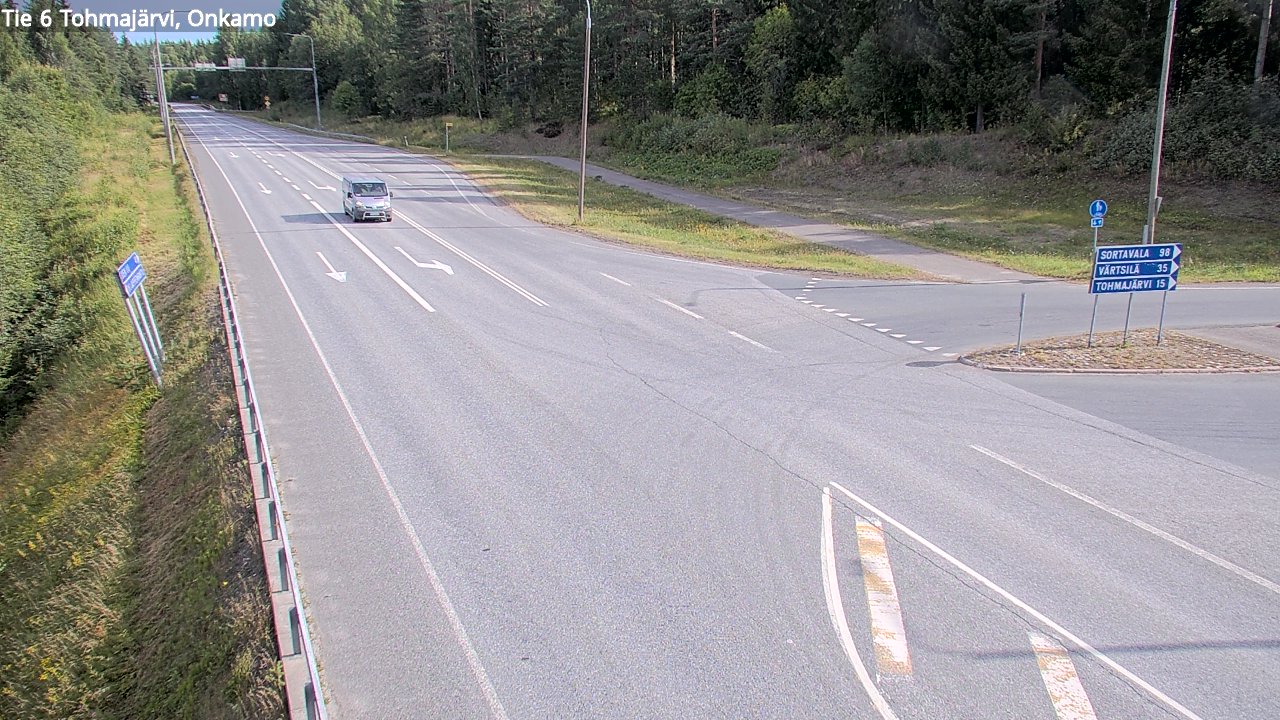 Weather Camera Image Road 6 Tohmajärvi, Onkamo, Tohmajärvi, Pohjois-Karjala