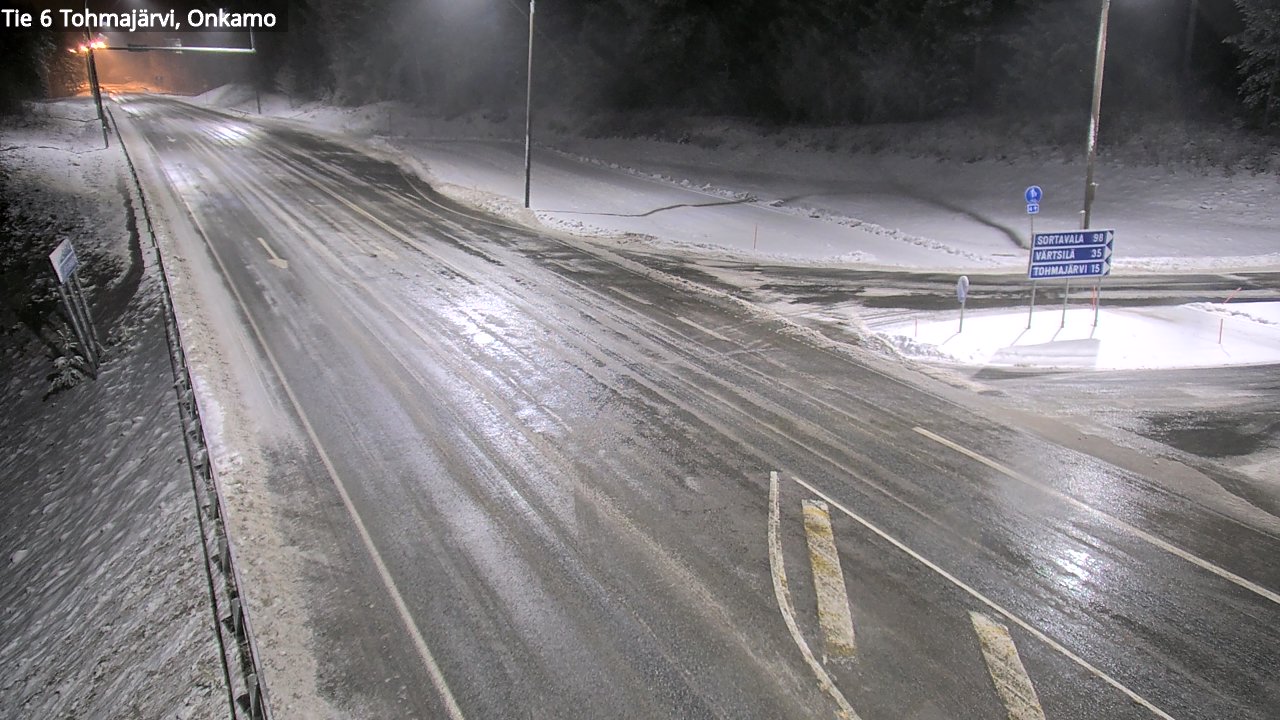 Weather Camera Image Väg 6 Tohmajärvi, Onkamo, Tohmajärvi, Pohjois-Karjala