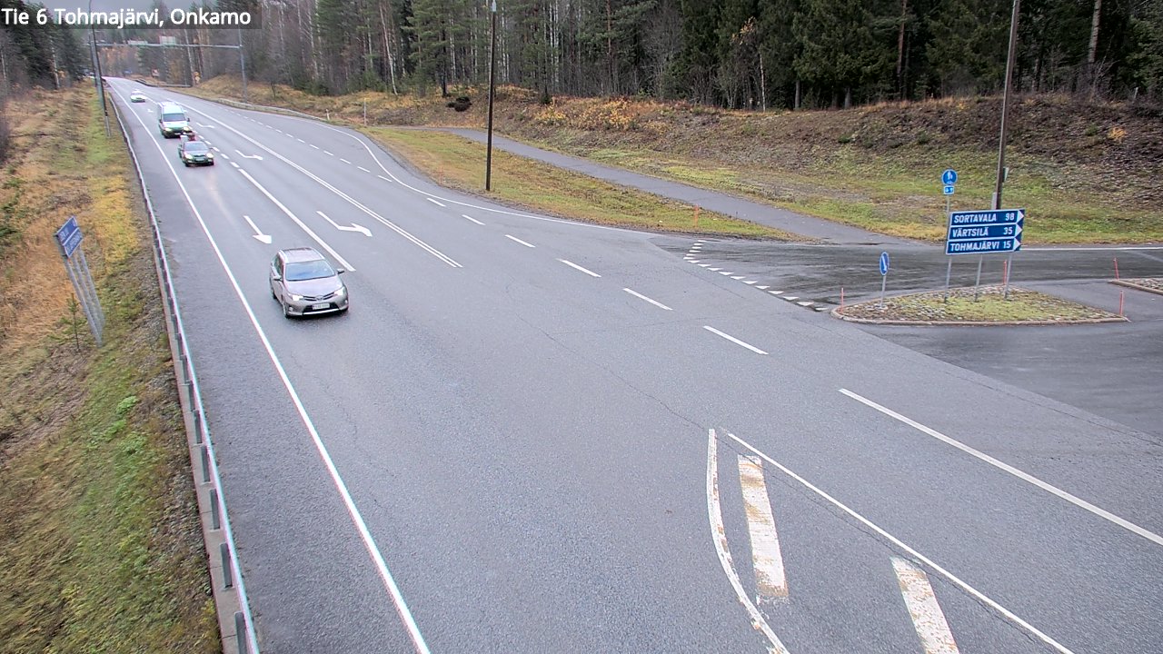 Kelikamerat Kuva Tie 6 Tohmajärvi, Onkamo, Tohmajärvi, Pohjois-Karjala