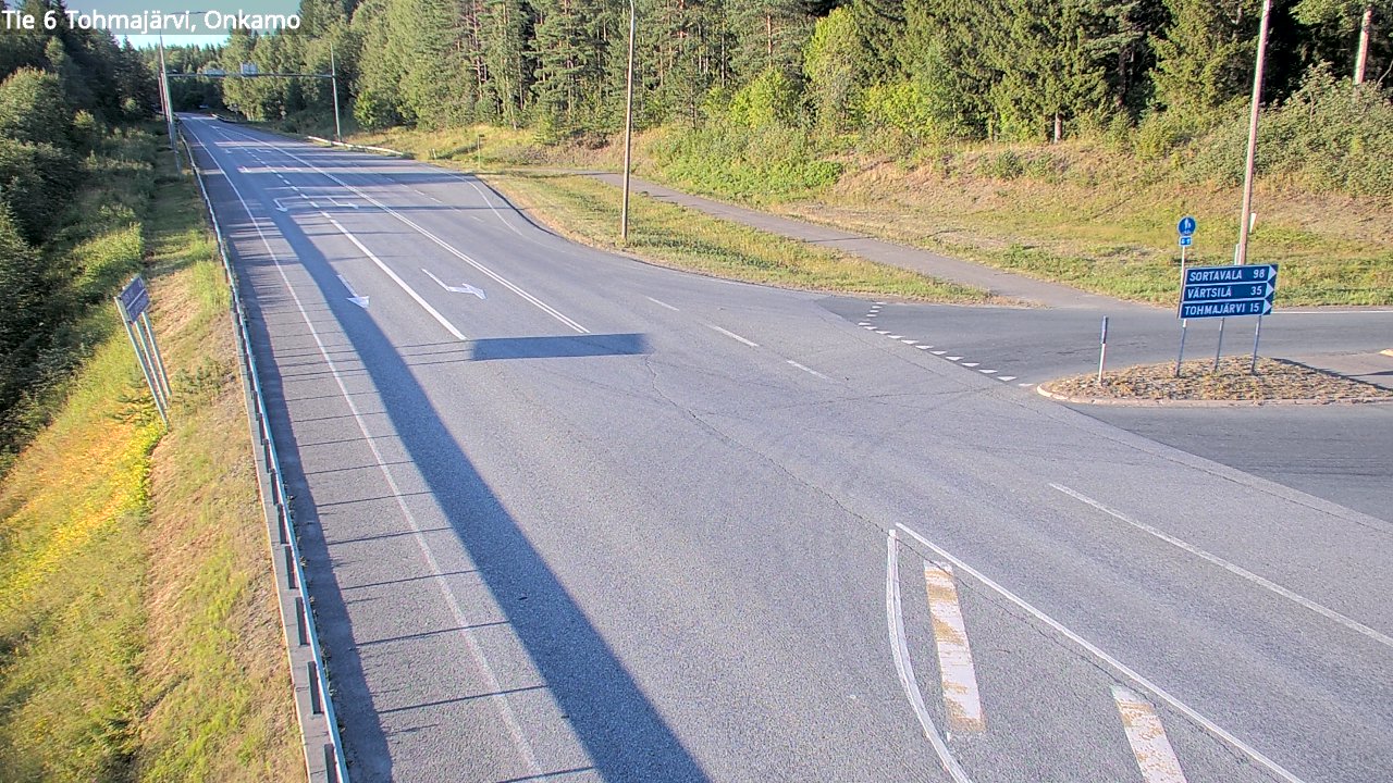 Kelikamerat Kuva Tie 6 Tohmajärvi, Onkamo, Tohmajärvi, Pohjois-Karjala