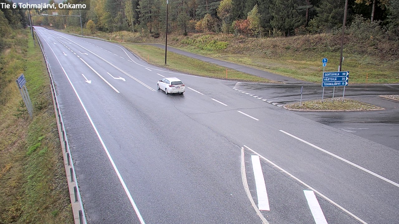 Weather Camera Image Road 6 Tohmajärvi, Onkamo, Tohmajärvi, Pohjois-Karjala
