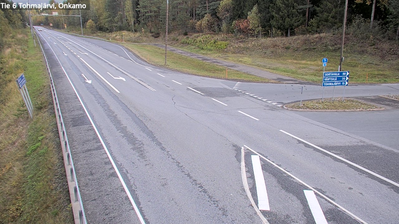 Weather Camera Image Road 6 Tohmajärvi, Onkamo, Tohmajärvi, Pohjois-Karjala