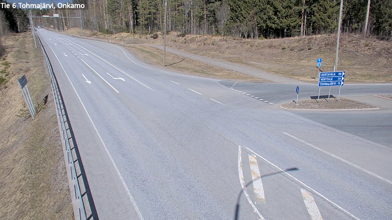 Kelikamerat Kuva Tie 6 Tohmajärvi, Onkamo, Tohmajärvi, Pohjois-Karjala