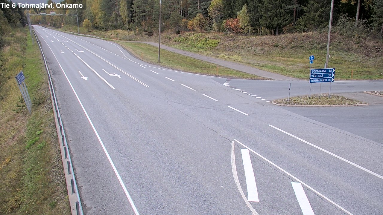 Kelikamerat Kuva Tie 6 Tohmajärvi, Onkamo, Tohmajärvi, Pohjois-Karjala